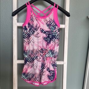 Athletic Works Pink Tank Romper